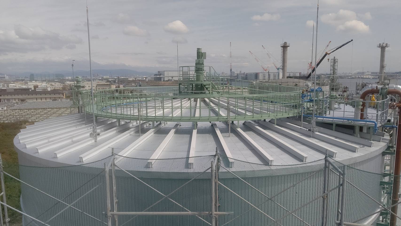 施工風景 - 熟練の職人による作業